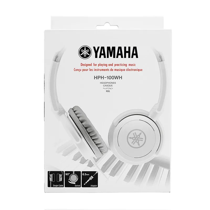 Yamaha HPH-100 Musicians Headphones In White | UK