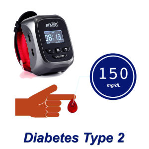 Diabetic Watch cold laser therapy anti Hypertension red light therapy health watch elder care home use for stroke rehabilitation equipment