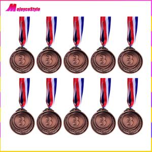 【NEW】 10Pcs Winner Medals 2 Inch Gold Silver Bronze Prizes for Classrooms Office Games