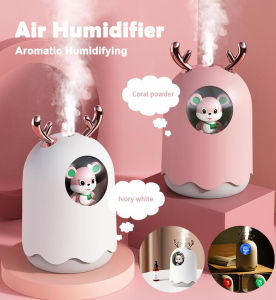 Home Air Humidifier Cool Mist Aroma Diffuser with Coloful LED light Heavy fog Ultrasonic USB Humidificador