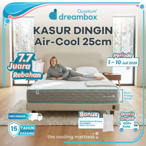 Quantum Dreambox Kasur Dingin Air-Cool 25cm / Cooling Mattress & Kasur Vakum