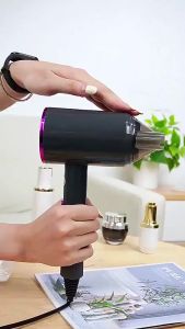 Máy Sấy Tóc Mini Công Suất Lớn Tạo Kiểu Chuẩn Salon Và Nuôi Dưỡng Tóc Bằng Ion Âm