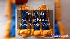 Lapis jok Isuzu Traga Pickup Motif Terbaru 2022 Sofa Kancing Kristal Gratis Sarung Stir / Cover jok Traga / Sarung jok traga / bungkus jok traga / pelindung tempat duduk traga / ISUZU TRAGA PICKUP