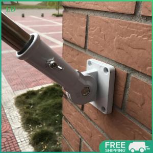 COD [จัดส่งฟรี] ที่ยึดธงอลูมิเนียมปรับได้ 180 องศาสำหรับการขันยึดกับขายึดติดผนัง