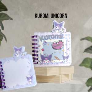 NOTEBOOK A7 MINI BINDER GLITTER SANRIO | BUKU DIARY MINI | MINI BINDER PORTABLE | NOTE BOOK | NOTES LUCU | MINI NOTEBOOK | MEMO | BUKU CATATAN KECIL SANRIO | CUTE STUFF