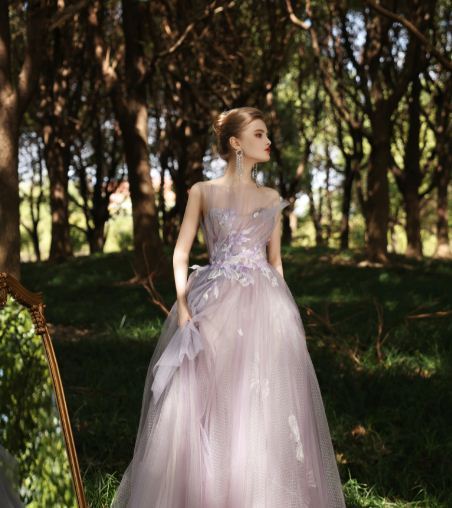 Wedding Dress New 2021 yiwuliyu Arrival Wedding Bridal Gown Glow