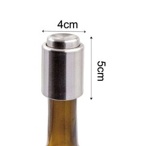 จุกไวน์ จุกไวน์สแตนเลสสูญญากาศ จุกเก็บรักษาไวน์ จุกปิดขวดไวน์ Vacuum wine stopper