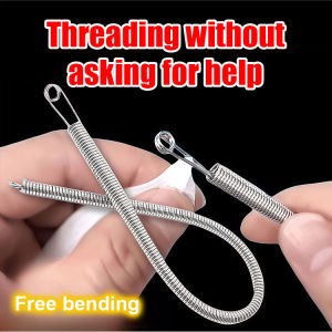Fashion Rope Threader Cord Threading Tool Free Bending Portable Fine Craftsmanship Bendable Multifunction Spring Eyelet Threader Multifunctional Rope Threading Tool