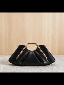 Advanced pleating PU Cloud-shaped bag Luxury niche commuter evening handbag for women #7546