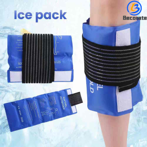 BECORATE Wearable Gel Pack Reusable for Injury Muscle Strain Sprain Rehabilitation Ice Pack Cold Hot Compress