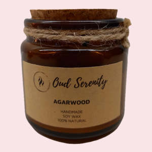 100% Handmade Soy Wax Scented Candle 60g (with a rustic look)