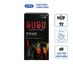 Bao Cao Su Susu Nhật Bản 4 In 1  - Hộp 12 cái