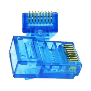 100pcs RJ45 Modular Plugs Cat5 Ethernet Connectors For Secure And Stable Connection