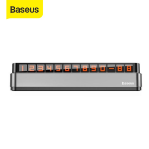 Bảng ghi số điện thoại trên xe hơi ô tô baseus - bảng hiển thị số điện thoại khi đỗ xe oto