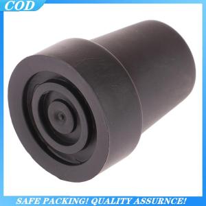 (COD) 19mm Antiskid Rubber Crutch Tip Pad Durable Rubber Anti-Slid Heavy Duty Canes Replacement For Walking Stick Crutch