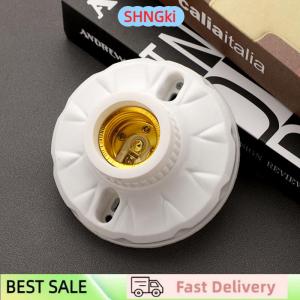 SHNGki Innovative And Practical E27 Lamp Holder High-temperature Resistant Bulb Holder Ceramic Lamp Bulb Socket Lamp Base