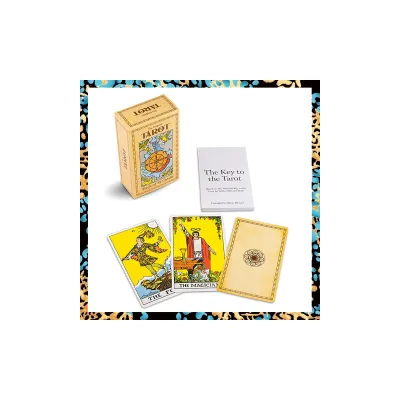 【Trending in Fashion】 78 Tarot Deck with Book for Beginners | Standard Big Size 12x7cm | The Classic Tarot | Tarot with Guidebook English Version