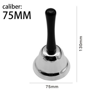 ⭐【LazTop Seller】Christmas Hand Bell With Wooden Handle New Year Thanksgiving Home Decoration Christmas Bells Wooden Handle Copper Brass Bell HSQ-Brass-Handbell