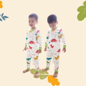 Jojo Kidswear Setelan Anak Cowok Piyama Panjang Anak Laki-laki Dino Usia 1-5 Tahun | Wild Park
