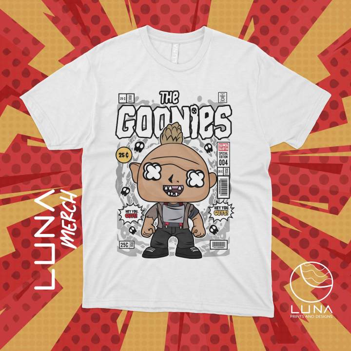 Pop Art- The Goonies - Sloth Funko pop Chibi Shirt - The Luna Merch ...