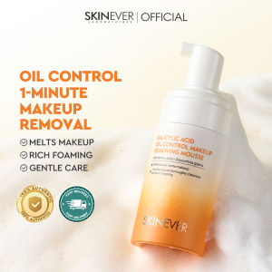 SKINEVER Oil Control Makeup Removing Mousse Gentle Face Cleanser Removes Light Makeup Smooths Rough Skin Clears Clogged Pores Brightens Skin Tone