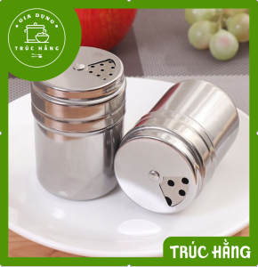 Hủ inox đựng tiêu và tăm cao cấp