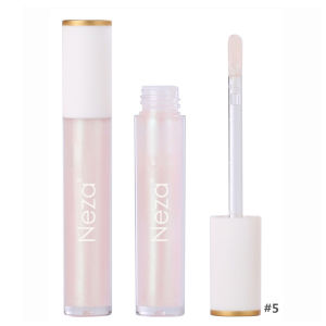 Neza Mirror Lip Gloss Long Lasting Lipstick Moisturizing Plumping Discoloration Flickering Color Shimmer Jelly Lip Tint
