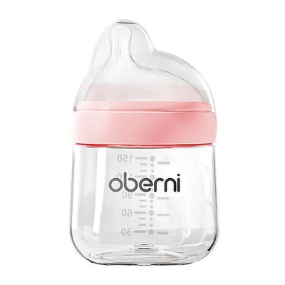 Oberni PP bottle bottle with anti -huin bottle with a diameter of 6cm suitable for babies 0-6 M