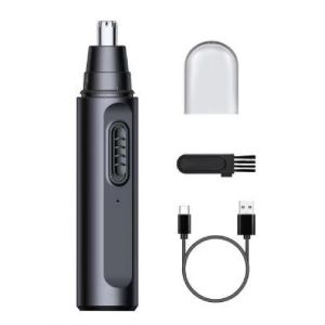 AINACHU Rotary Cutter Head Electric Nose Hair Trimmer LED Digital Display Efficient Painless Hair Remover Portable Rechargeable Ear Face Clean Trimmer Travel