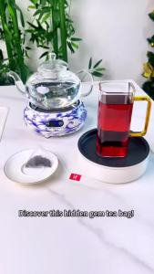Hibiscus Tea Organic-100 Tea Bags100% Natural Hibiscus Flowers Herbal High  Tea Bags