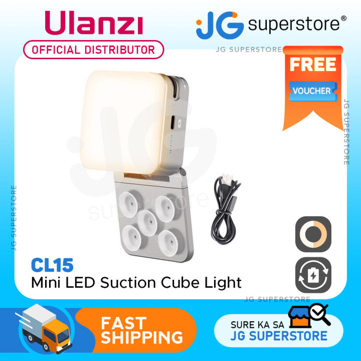 Ulanzi CL15 Mini LED Cube Magnetic Suction Fill Light with 1/4 Screw ...