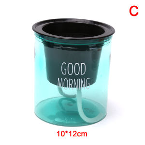 baoda Christmas Gift Transparent Flower Pot Self-Watering Plant Flower Pot Home Garden Decoration