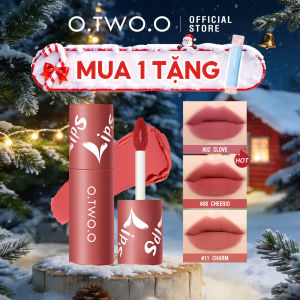 son lì không trôi Son Môi Kiêm Má Hồng O.TWO.O Lâu Trôi Và Chống Thấm Nước Cao Cấp 2.0g