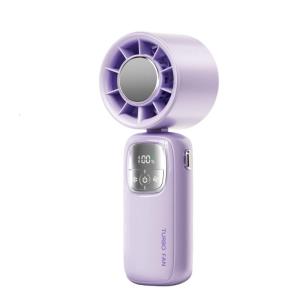 Multifuntional Màn hình hiển thị kỹ thuật số fan hâm mộ hiệu quả quạt tản nhiệt 3600mAh yên tĩnh quạt công suất lớn ABS kết cấu cho du lịch ngoài trời