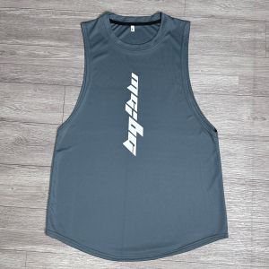 Áo ba lỗ nam TANKTOP xẻ tà form rộng tập GYM thể hình chất thun lạnh VNO116