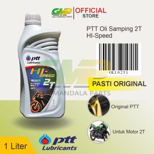 PTT Lubricants Oli Samping Hi Speed 2Tax 1 Liter Jaso FC API TC Motor Sport 1L