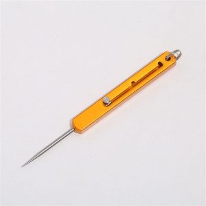 FEEZE Push-pull Titanium Toothpicks Telescopic Tooth Cleaning Metal Toothpick Multi-Purpose Adjustable Length Fruit Toothpick Outdoor Picnic