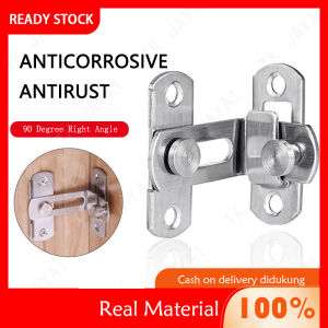 Kunci Pintu Rumah 90 Derajat Alat Keamanan Gesper Baja Nirkarat Slot Pintu Geser Sliding Size Kecil