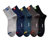 Combo 5 đôi tất nam cổ trung hàng nhập Quảng Châu vớ nam cao cấp chính hãng VN3
