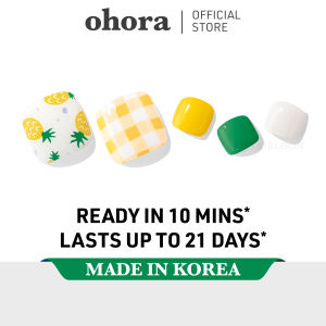 Ohora P Hawaiian Fruits Pedicure Semi-cured Gel Nail Strips PD-017