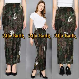 Rok Plisket Batik Bawahan Kebaya Wanita Tersedia Berbagai Motif