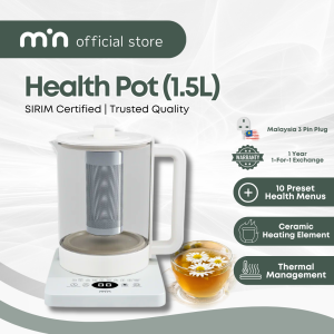 min Health Pot (1.5L) 1-to-1 Warranty & Free Shipping 养生壶 [Cerek Kaca Elektrik] Smart Kettle