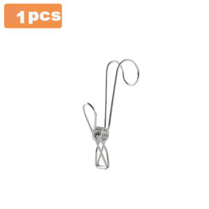 10 Cái Chốt Quần Áo Bằng Thép Không Gỉ Quần Áo Rộng Quần Áo Chống Gió Móc Phơi Khô Giá Đựng Đồ Giặt Là Gia Đình Kẹp Ảnh