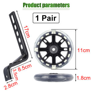 2Pcs/Set Roda Samping Sepeda Anak Roda Bantu Sepeda Roda Bantu Samping Suku Cadang Sepeda