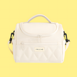 Curved Flap Bento Box Carrier Insulated Lunch Bag for Daily Commuting RH2576