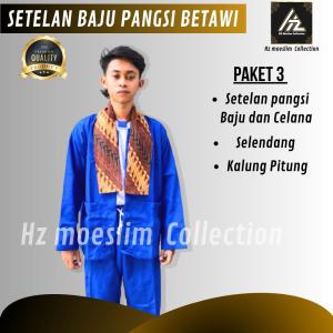 Baju Pangsi Betawi Anak Dan Dewasa Baju Adat Baju Tradisional Baju Betawi Baju Pitung Baju Khas Betawi Paket 3
