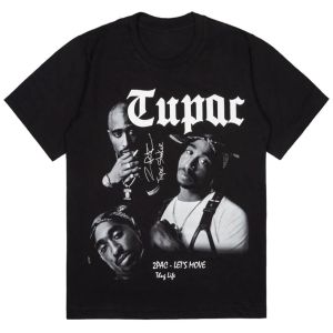 KurniaKaos T-Shirt Kaos Distro Musik Band TUPAC SHAKUR bahan 24s
