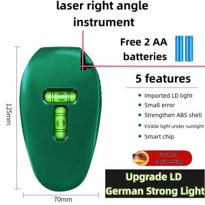 Multi Purpose Level Laser Right Angle Level Infrared Level Crosshair Level Measure Device 360°