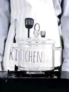 Panci Masak Kaca Tahan Panas & Langsung Kompor