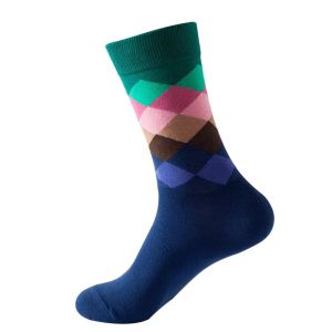 ถุงเท้ากราฟฟิค ถุงเท้าหลากหลายสี สัน แนววินเทจ สวย เท่European style socks Beautiful color fashion mens and womens socks